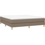  Za krevet s oprugama smeđesivi 180x200 cm od tkanine | shoptok.hr
