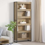 vidaXL Ormarić za knjige 2 pcs Umjetnička hrastovina 80 x 30 x 155 cm | shoptok.hr