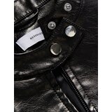 Reserved - Jakna od umjetne kože s uspravnim ovratnikom - crno | shoptok.hr