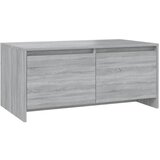 Maison Chic Klubska mizica - kavna mizica - Nizka mizica siva sonoma 90x50x41,5 cm iverna plošča, (21752812) Cene
