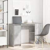 Maison Chic Pisalna miza - pisarniška miza - Računalniška miza betonsko siva 120x42x76 cm inženirski les, (21785076) | Shoptok.si