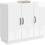  Kreveta Bijela visokog sjaja 89 x 34,5 x 77 cm | shoptok.hr