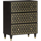  Stranska omarica 2 kosa 60x33x75 cm trden mangov les | Shoptok.si