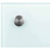  Kuhinjski zid 2 pcs Bijelo 100 x 40 cm Staklo otporno na udarce | shoptok.hr