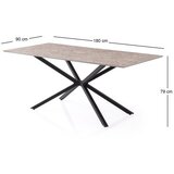 Hanah home trpezarijski sto nox 3003 | ePonuda.com