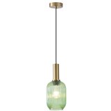  Zeleni luster TOPAZ na sajli 1xE27/15W/230V, prečnik 13 cm | Eponuda.com