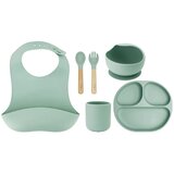 Momi Set za hranjenje beba AMI 5u1, zelen | Shoptok.si