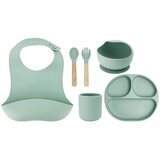 Momi silikonski set za hranjenje Ami Mint