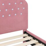  Okvir kreveta za malu djecu s naslonom Ružičasta 70 x 140 cm | shoptok.hr