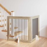  Vrata za pse s postoljem 2 pcs Hrast sonoma 100 x 100 cm | Shoptok.si