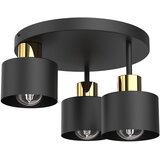  plafonska svetiljka parkla 3xE27/15W/230V crna/zlatna | Eponuda.com