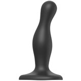 Strap-On-Me Curvy S - valoviti, strap-on dildo (crni) | shoptok.hr