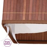  Košara za perilo iz bambusa 2-delna rjava 100 L, (20704820) | Shoptok.si