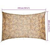  Kamuflažna mreža s torbom za pohranu 410 x 285 cm Pješčana - Pijesak 410 x 285 cm | shoptok.hr
