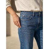Sinsay Wide straight leg traper hlače s efektom ispranosti | shoptok.hr