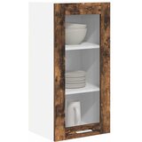 Viseći ormarić s pohranom 2 pcs Dimljeni hrast 40 x 31 x 80 cm | Eponuda.com