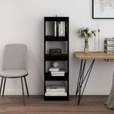 Ormarić za knjige / sobna pregrada crni 40x30x135 5 cm borovina | shoptok.hr