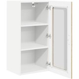  Zidni stakleni ormarić Sonoma hrast 40 x 31 x 80 cm | shoptok.hr