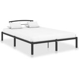 Maison Chic Posteljni okvir - Dvoposteljna postelja - Zakonska postelja črn kovinski 140x200 cm-J14202, (21761664) | Shoptok.si