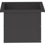 Vrtna posuda za sadnju s LED svjetlom Crna 30 x 40 x 30 cm Slike