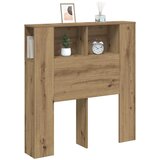  Uzglavni ormarić Artisan hrast 100x18,5x102,5 cm izrađeno drvo | shoptok.hr