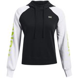 Under Armour UA Rival Fleece ColorBlock Women's Hoodie, Black/White/Yellow, (20491127) | Shoptok.si