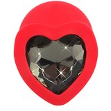 You2Toys Silicone Plug Heart Red Medium | shoptok.hr
