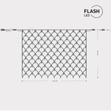  LED spoljna zavesa NET 240xLED/7,2W/230V 1,5x2 m IP44 topla bela | Eponuda.com