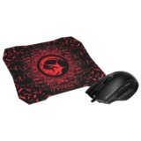 Marvo G355 + G1 Crni/Crveni USB optički miš+podloga Cene