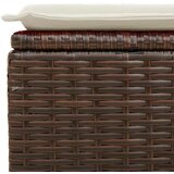 vidaXL 6-dijelni set vrtnih sofa od poliratana s jastucima smeđi | shoptok.hr