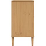  Komoda SENJA smeđa izgled ratana 112x40x80 cm masivna borovina | shoptok.hr