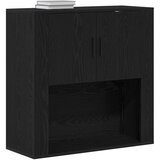  Ormar za Zid Zidne Crni hrast 80 x 33 x 80 cm Konstruirano drvo | Eponuda.com