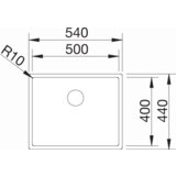 Blanco CLARON 500-IF Inox SteelArt 521576 | ePonuda.com