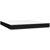  s oprugama i madracem crni 160x200 cm od tkanine | shoptok.hr
