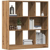 vidaXL Knjižna omara artisan hrast 97,5x29,5x100 cm inženirski les | Shoptok.si