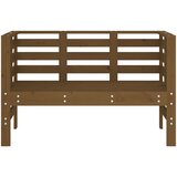  Vrtna klupa smeđa boja meda 111,5x53x71 cm od masivne borovine | shoptok.hr