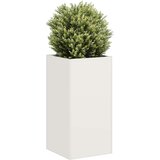 vidaXL Sadilnik Bela 40x40x80 cm Hladno valjano jeklo | Shoptok.si