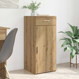 vidaXL Kreveta Crni hrast 42.5 x 40 x 93 cm Konstruirano drvo Cijene