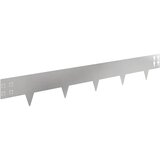 vidaXL Robovi trave 10 pcs 100 x 15 cm Jeklo Srebrna, (5000301459) | Shoptok.si
