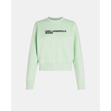 Karl Lagerfeld Puloverji A1W20005 REG ESSENTIAL LOGO Zelena | Shoptok.si