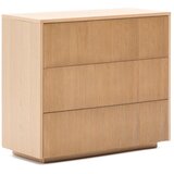 Kave Home Komoda v hrastovem dekorju v naravni barvi 90x79x50 cm Helvine – | Shoptok.si