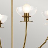  Alora Mood ALM-SYLVIA4-BG-CL - Luster SYLVIA na šipci 4xE14/40W/230V zlatna | Eponuda.com