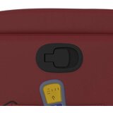  Masažni naslanjač vinsko rdeče umetno usnje | Shoptok.si
