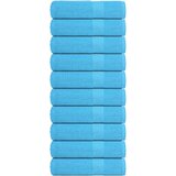 vidaXL Brisače za roke 10 kos turkizna 50x100 cm 360 gsm 100% bombaž | Shoptok.si