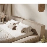 Maison de Rêve Bež oblazinjena zakonska postelja s prostorom za shranjevanje z letvenim dnom 200x200 cm Voliera – | Shoptok.si