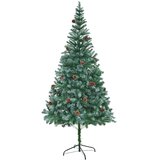 Umjetno božićno drvce s stalakom Zelena 210 cm PVC i čelik | shoptok.hr