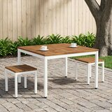  Stolić za kavu Prirodna i bijela 100 x 100,5 x 45 cm | shoptok.hr