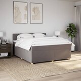  Krevet s oprugama i madracem smeđesivi 180x200 cm tkanina | shoptok.hr