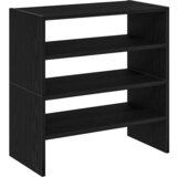 Maison Chic Regal za čevlje - Polica za čevlje 2 kosa zložljiva črn hrast 60x30x30,5 cm, (21778320) Cene