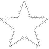 vidaXL Božični žarometi Star Silhouette 115 LEDs Warm White | Shoptok.si